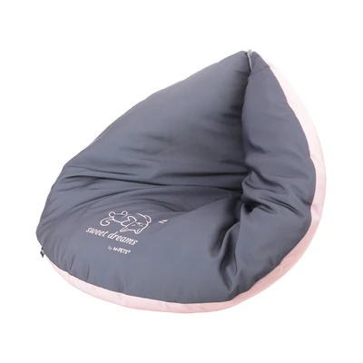 Gambar M-Pets Bantal Sweet Dreams Triangle - Pink/Abu-Abu