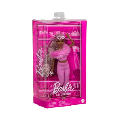 Gambar Barbie Set Boneka Deluxe Style Off Shoulder - Pink