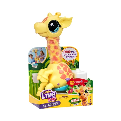 Gambar Little Live Pets Playset Gotta Go Giraffe Jungle Series - Mix