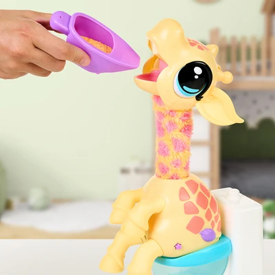 Gambar Little Live Pets Playset Gotta Go Giraffe Jungle Series - Mix