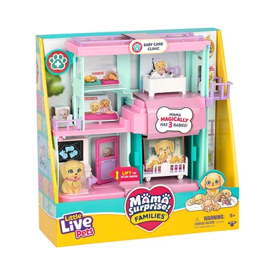 Gambar Little Live Pets Playset Mama Surprise Families Baby Care Clinic - Mix