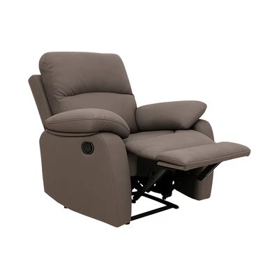 Gambar Informa Sandy Sofa Recliner Kulit 1 Seater - Cokelat