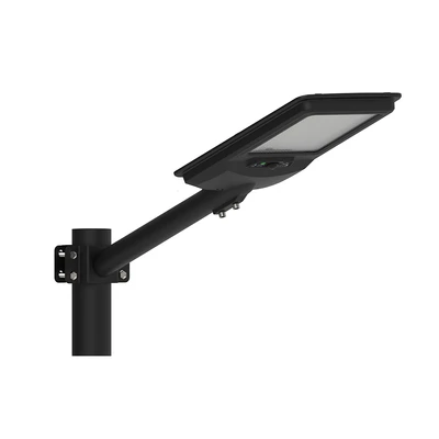 Gambar Krisbow Lampu Jalan LED Solar Integrated 18 Watt 3000 Lumen 6000K - Hitam