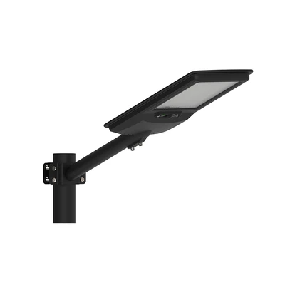 Gambar Krisbow Lampu Jalan LED Solar Integrated 24 Watt 4800 Lumen 6000K - Hitam