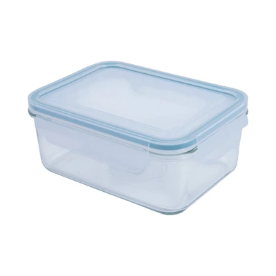 Gambar Glasslock Wadah Makanan Rectangle 1.1 Liter Set 2 pcs - Hijau