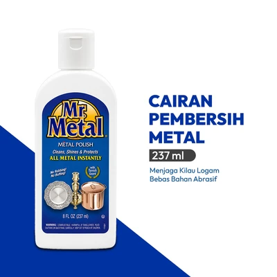 Gambar Mr Metal Cairan Pembersih Bahan Metal 237 ml - Putih/Biru