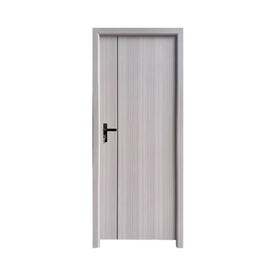 Gambar Maxbuilt 200x80x7 cm Pintu UPVC Bukaan Kiri - Cokelat