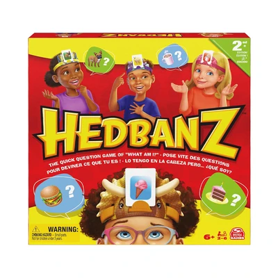 Gambar Spin Master Set Board Game Hedbanz Core What Am I - Mix