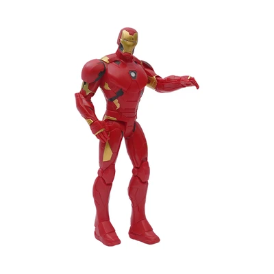Gambar Top Gear Zd Action Figure Iron Man 18 Cm Dengan Kotak Penyimpanan - Merah