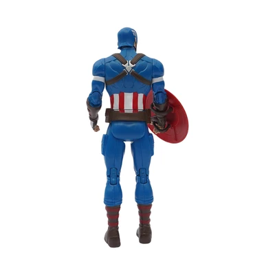 Gambar Top Gear Zd Action Figure Captain America 18 Cm Dengan Kotak Penyimpanan - Biru
