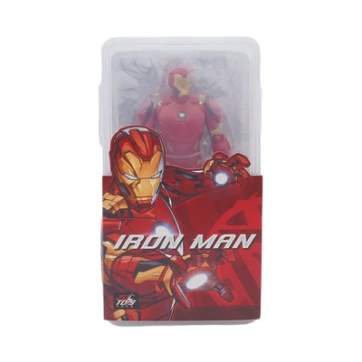 Gambar Top Gear Zd Action Figure Iron Man 23 Cm Dengan Kotak Penyimpanan - Merah
