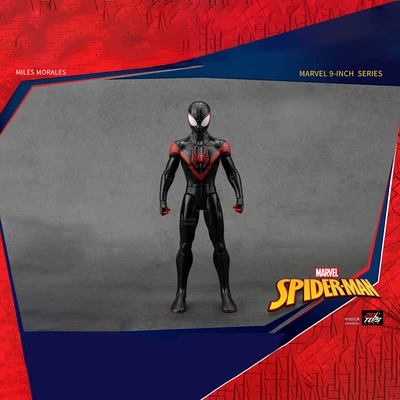 Gambar Top Gear Zd Action Figure Miles Morales 23 Cm Dengan Kotak Penyimpanan - Hitam