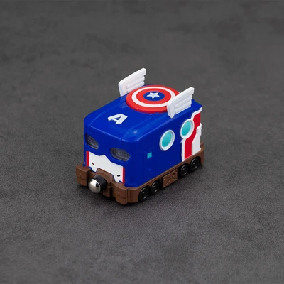Gambar Top Gear Zd Captain America Train Collection - Biru