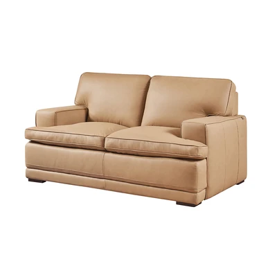 Gambar Ferrara Allen Sofa Kulit 2 Seater - Cokelat Tan
