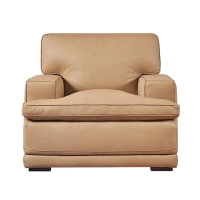 Gambar Ferrara Allen Sofa Kulit 1 Seater - Cokelat Tan