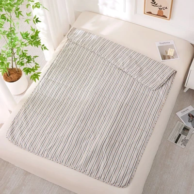 Gambar Informa 130x180 cm Bed Cover Microfiber Zip Nap Riviera - Biru