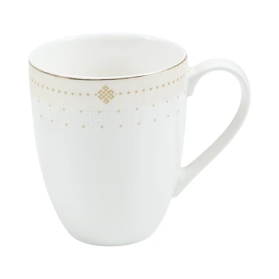 Gambar Delicia Haruka Perlengkapan Makan Bone China Set 8 pcs - Putih