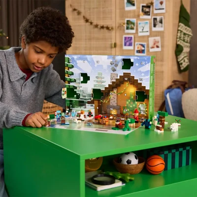Gambar LEGO Minecraft Advent Calendar 2025 Set 300 Pcs 21280 - Mix