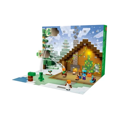 Gambar LEGO Minecraft Advent Calendar 2025 Set 300 Pcs 21280 - Mix
