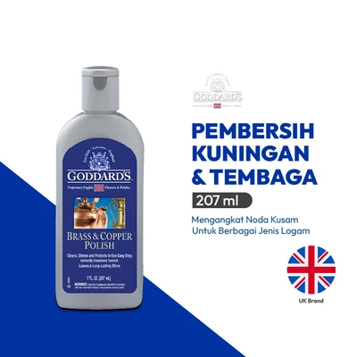Gambar Goddards Cairan Pembersih Bahan Kuningan & Tembaga 207 ml - Biru/Abu-abu