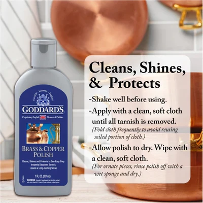 Gambar Goddards Cairan Pembersih Bahan Kuningan & Tembaga 207 ml - Biru/Abu-abu