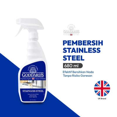Gambar Goddards Spray Cairan Pembersih Bahan Stainless Steel 680 ml - Putih/Biru