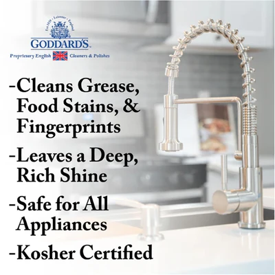 Gambar Goddards Spray Cairan Pembersih Bahan Stainless Steel 680 ml - Putih/Biru