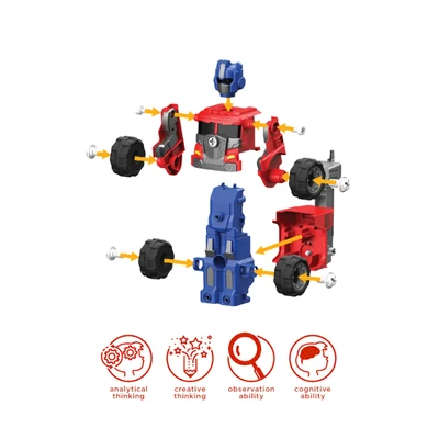 Gambar Cruzer Build N Play Robot Diy 2 In 1 - Kuning