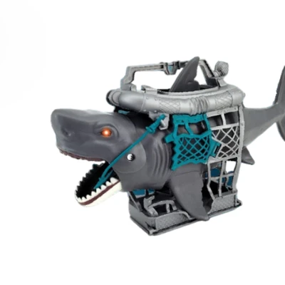 Gambar Cruzer Set Mainan Dinos Escape Great White Shark - Abu-abu