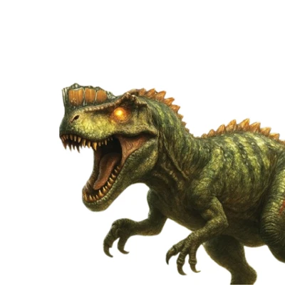 Gambar Cruzer Set Mainan Dinos Escape Masiakasaurus - Hijau/abu-abu