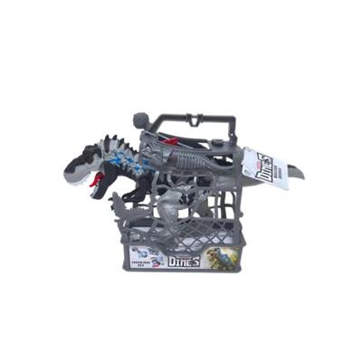 Gambar Cruzer Set Mainan Dinos Escape Indominus Rex - Abu-abu