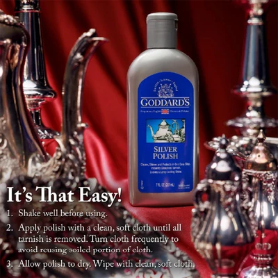 Gambar Goddards Cairan Pembersih Bahan Silver 207 ml - Biru/Abu-abu