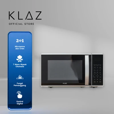 Gambar Klaz Microwave Oven Digital Dengan Pemanggang 25 Liter - Putih