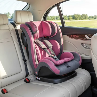 Gambar Otto Klasse Car Seat Bayi - Merah/Abu-abu