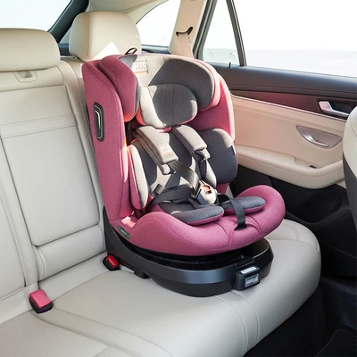 Gambar Otto Klasse Car Seat Bayi Dengan Supporting Rod - Merah/Abu-abu