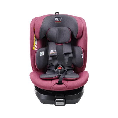 Gambar Otto Klasse Car Seat Bayi Dengan Supporting Rod - Merah/Abu-abu