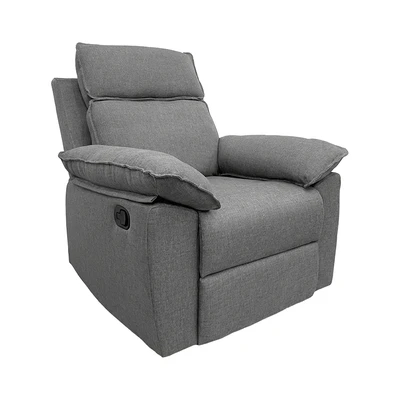 Gambar Selma Neo Lorry Sofa Recliner Fabric 1 Seater - Abu-Abu