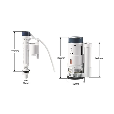 Gambar Fosa Part Repair Kit Dual Flush Monoblok - Mix