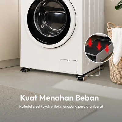 Gambar Maxbuilt Roda Roller Ekstensi Set 2 Pcs - Abu-abu