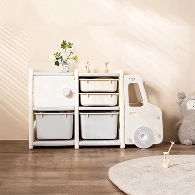Gambar Stora Rak Penyimpanan Anak Playbin Truck - Abu-Abu