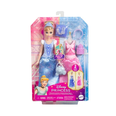Gambar Disney Princess Set Boneka 2 In 1 Cinderella Stories - Mix