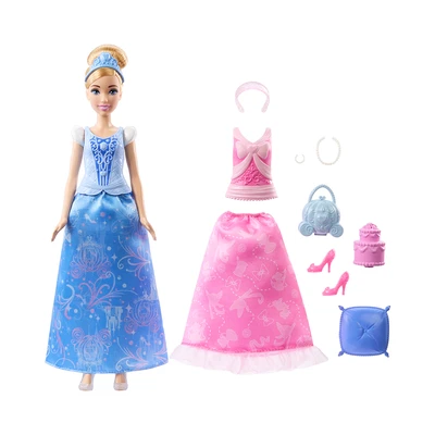 Gambar Disney Princess Set Boneka 2 In 1 Cinderella Stories - Mix