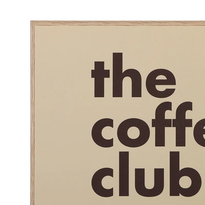 Gambar Informa Hiasan Dinding Kanvas Print The Coffee Club 40x50 cm V2 - Cokelat
