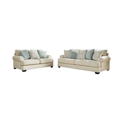 Gambar Ashley Monaghan Set Sofa Fabric 2 & 3 Seater - Krem Beige