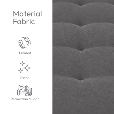 Gambar Informa Neo Geneva Sofa Bed Fabric Aldridge - Abu-Abu