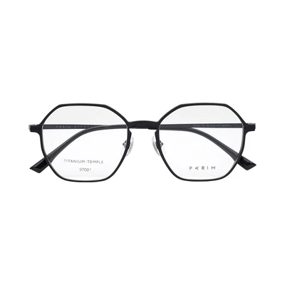 Gambar Parim Eyewear Kacamata Magnet Square Titanium 97001 - Hitam