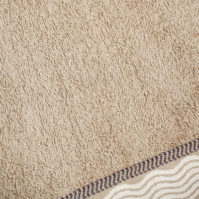 Gambar Forhom 70x137 cm Set 2 Pcs Handuk Mandi - Hijau Moss/Cokelat Sand