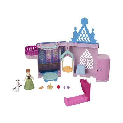 Gambar Disney Princess Set Frozen Anna Castle - Pink/biru