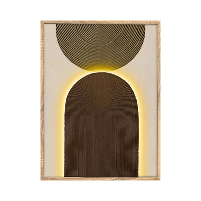 Gambar Informa Hiasan Dinding 3D Circle G10 60x80x3 cm - Mix
