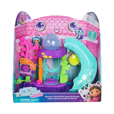 Gambar Gabby's Dollhouse The Movie Playset Colorful Kitty Aquarium - Mix